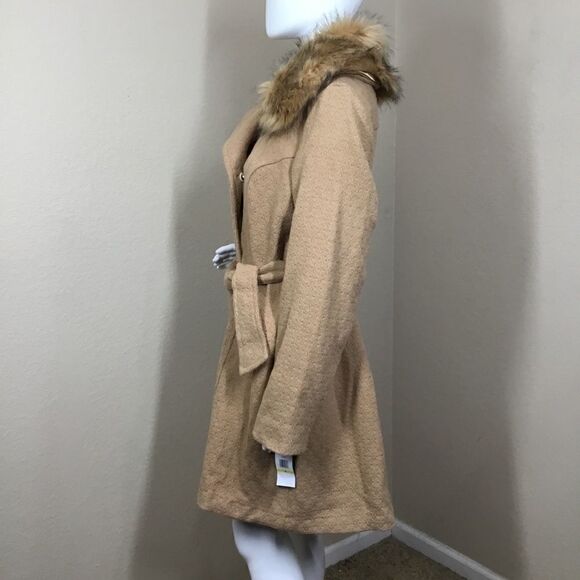 Jessica Simpson™ Wool Coat with Faux Fur (DC) - Picture 5 of 8